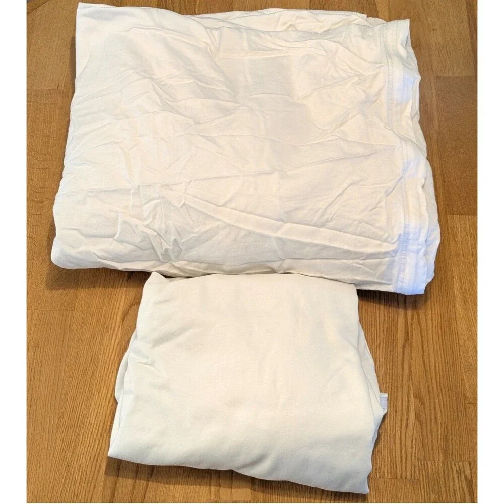 Quick Zip BEDDING Fitted RV Queen Short Sheet Base & ZipOn Sheet Sateen W/Extra